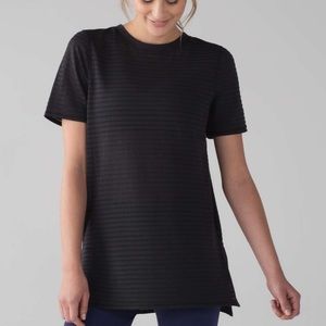 Lululemon Uncovered Tall Tee Black